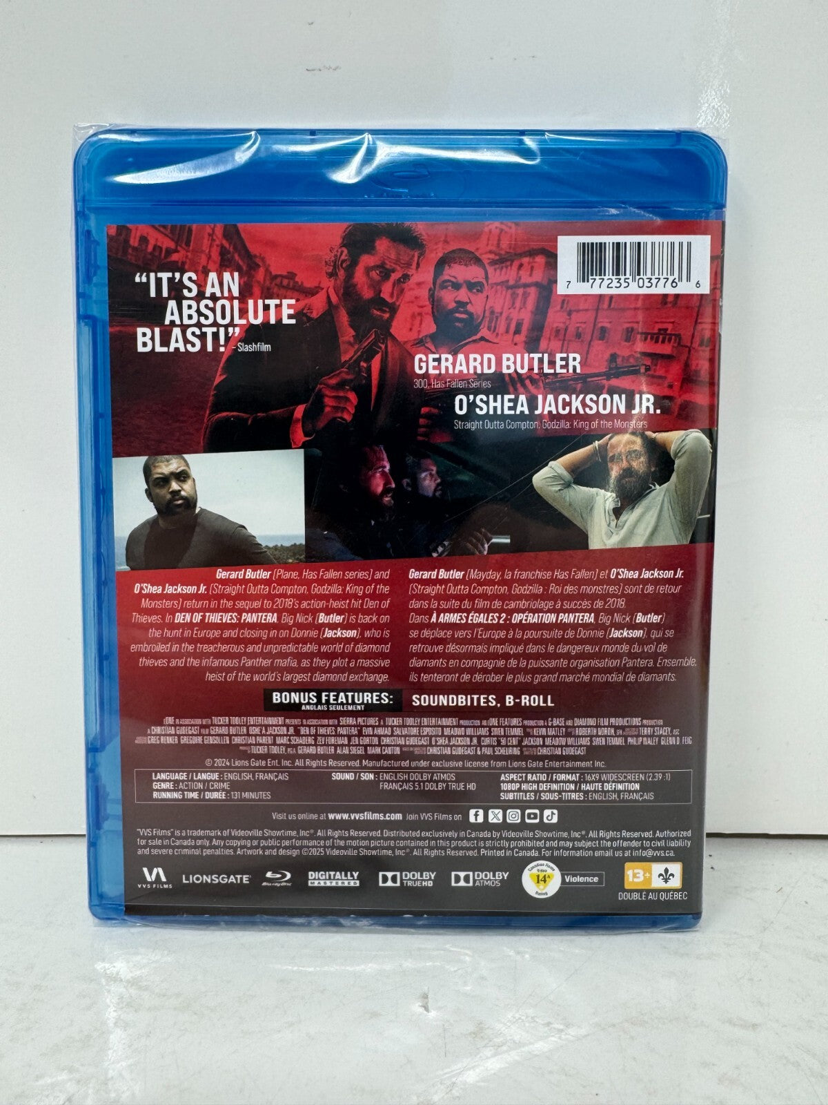 Den of Thieves 2: Pantera (Blu-ray) Crime New and Sealed!!! Loose Disc Inside
