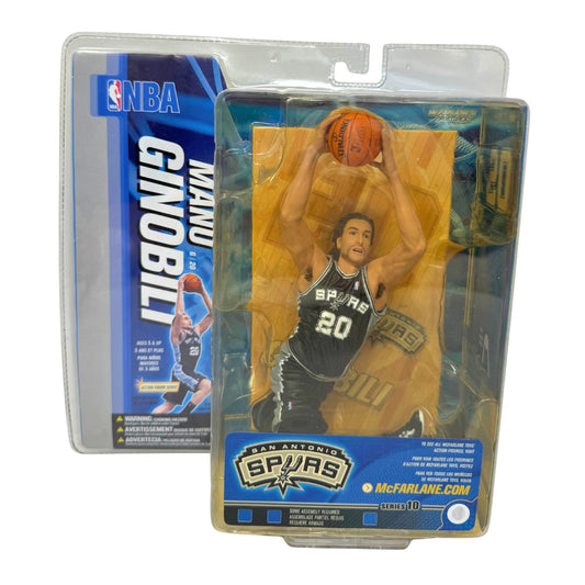 McFarlane NBA Mano Ginobili San Antonio Spurs Series 10 Figure