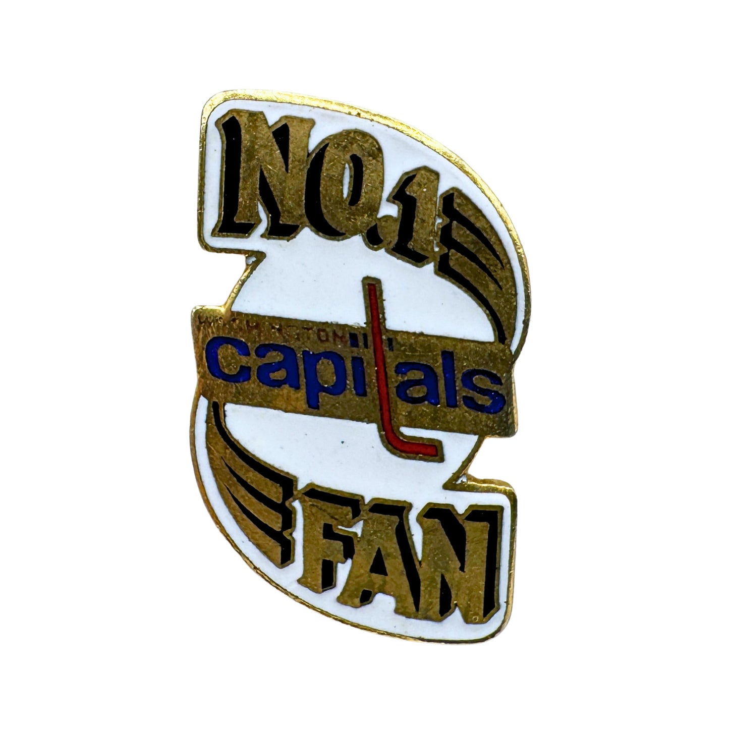 Washington Capitals No.1 Fan NHL Hockey Lapel Pin