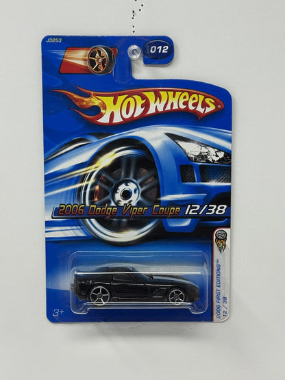 Hot Wheels 2006 First Editions 2006 Dodge Viper Coupe Black 1:64 Diecast