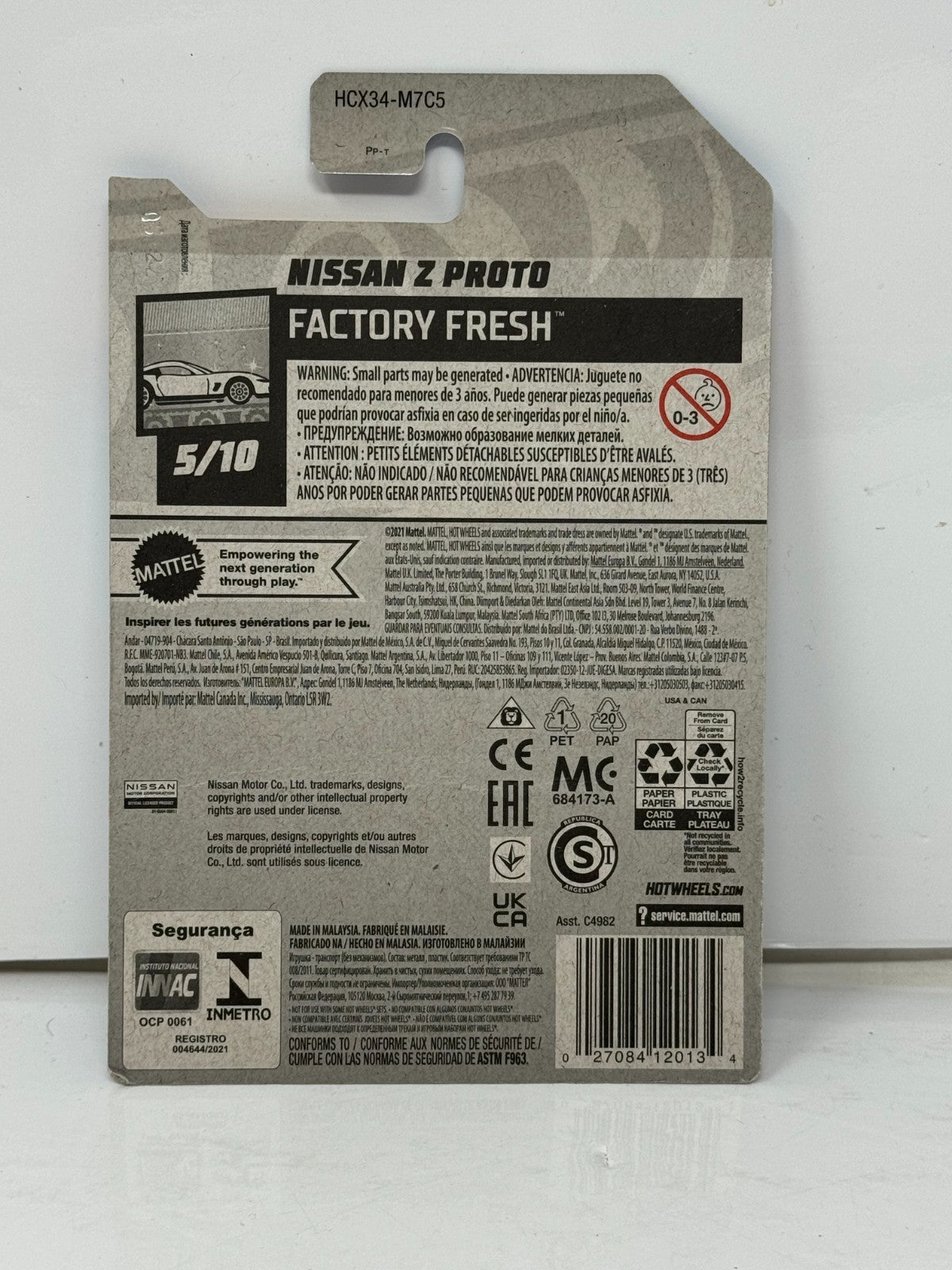 Hot Wheels Factory Fresh Nissan Z Proto 1:64 Diecast