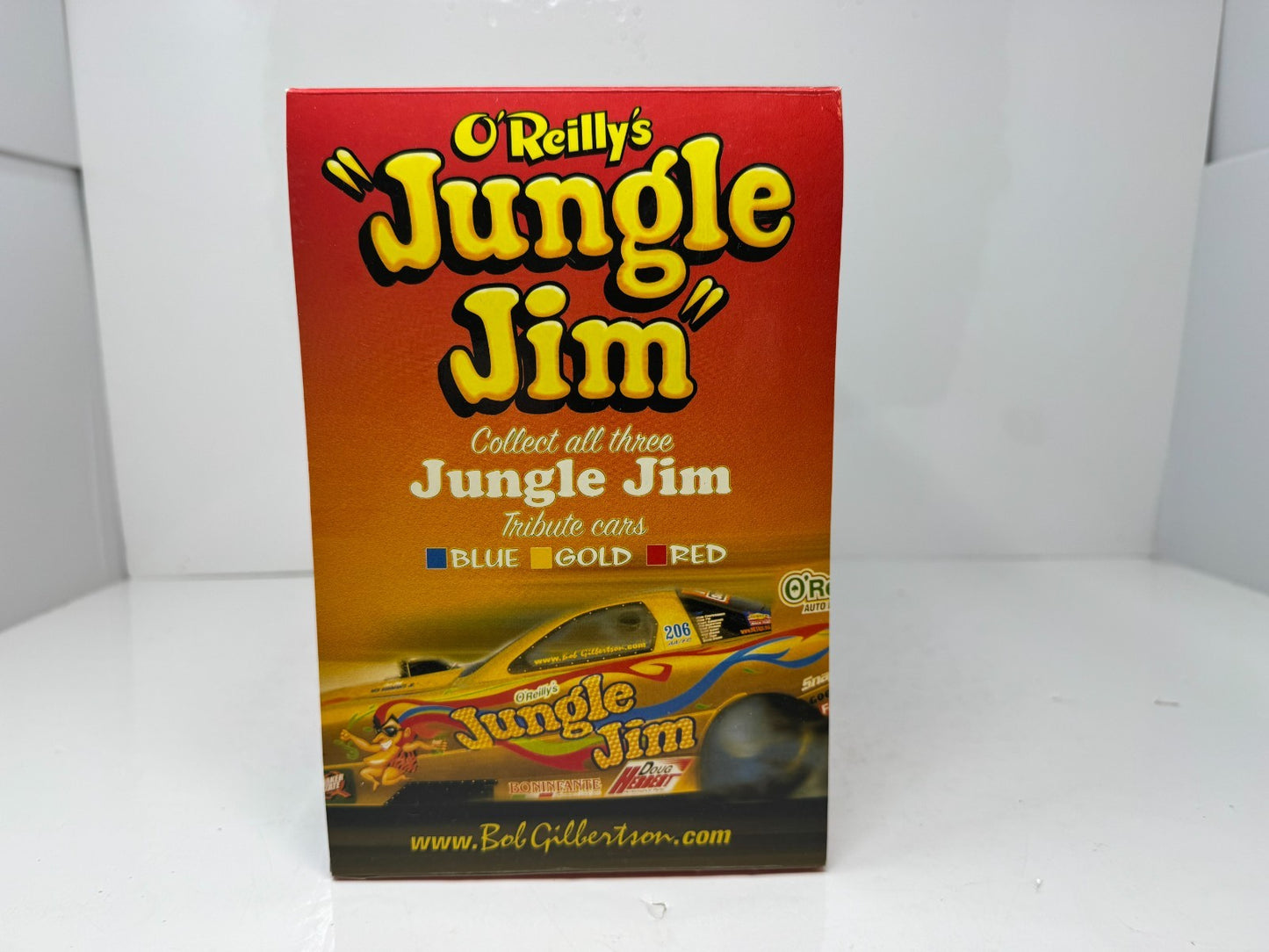 Milestone Bob Gilbertson NHRA Jungle Jim Tribute Blue Funny Car 1:16 Scale