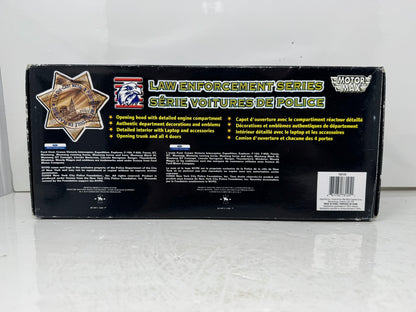 Motormax Vancouver Police Ford Crown Victoria Law Enforcement 1:18 Diecast