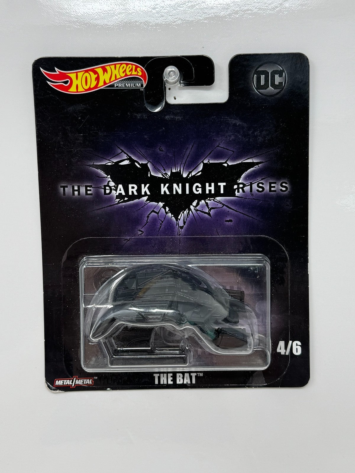 Hot Wheels Premium DC Batman The Dark Knight Rises The Bat 1:64 Diecast