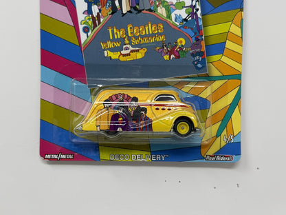 Hot Wheels Premium Beatles Yellow Submarine Deco Delivery 1:64 Diecast
