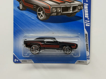 Hot Wheels Muscle Mania 1969 Pontiac Firebird T/A 1:64 Diecast Black