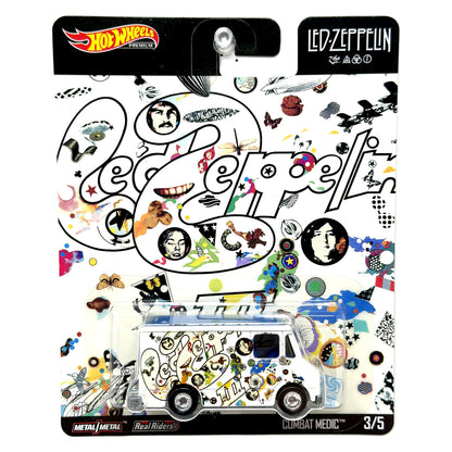Hot Wheels Premium Led Zeppelin Combat Medic 1:64 Diecast Real Riders
