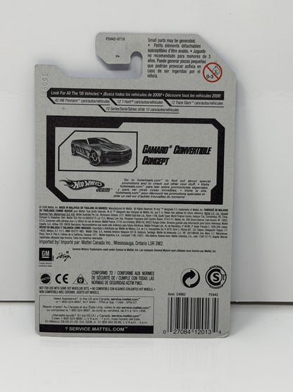 Hot Wheels Heat Fleet Chevrolet Camaro Convertible Concept 1:64 Diecast Red