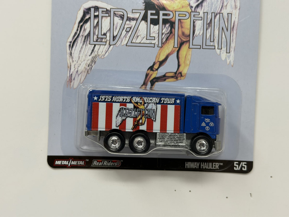 Hot Wheels Premium Led Zeppelin Hiway Hauler 1:64 Diecast Real Riders