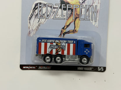 Hot Wheels Premium Led Zeppelin Hiway Hauler 1:64 Diecast Real Riders