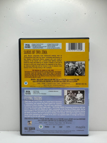 Flying Tigers / Sands of Iwo Jima (DVD) John Wayne War