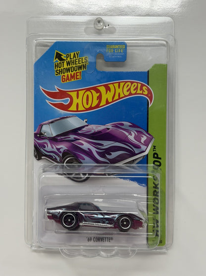 Hot Wheels Super Treasure Hunt 1969 Corvette Heat Fleet 1:64 Diecast STH