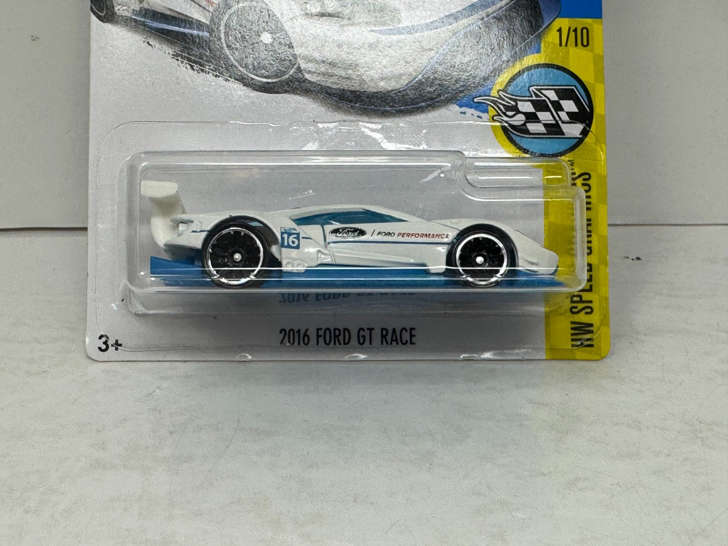 Hot Wheels HW Speed Graphics 2016 Ford GT Race 1:64 Diecast BASE ERROR