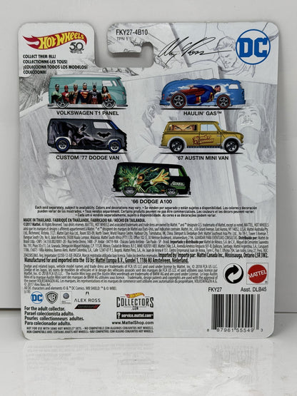 Hot Wheels DC Alex Ross Batman Custom 1977 Dodge Van 1:64 Diecast Real Riders