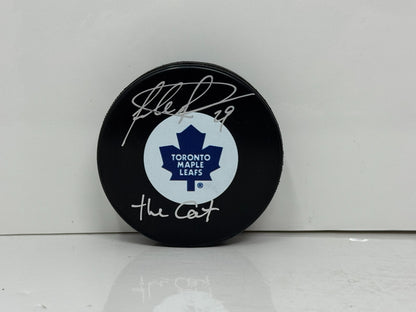 Felix Potvin Toronto Maple Leafs Signed NHL Autograph Puck Silver Auto