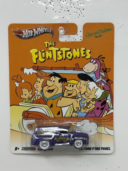 Hot Wheels The Flintstones 1956 Ford F-100 Panel 1:64 Diecast Real Riders