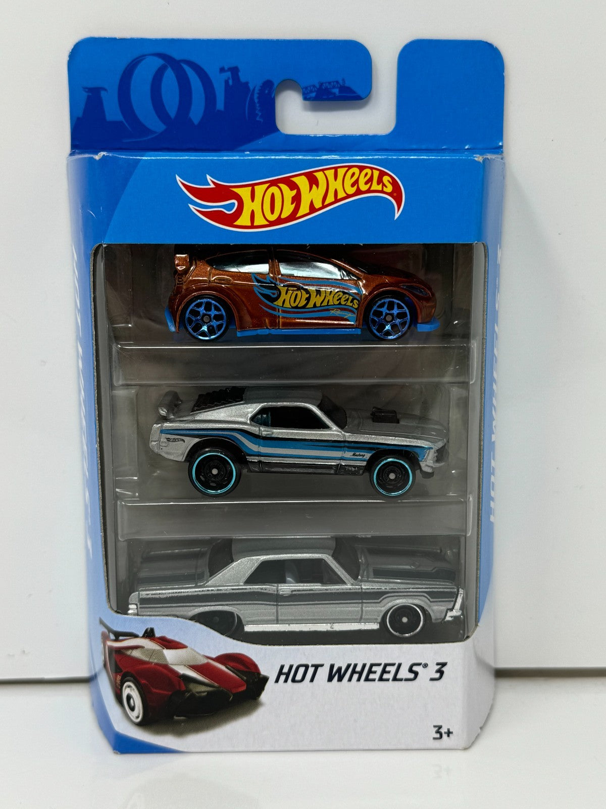 Hot Wheels 3-Pack Car Gift Set 1:64 Diecast