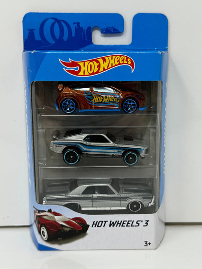 Hot Wheels 3-Pack Car Gift Set 1:64 Diecast