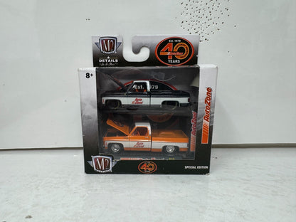 M2 Machines Auto Lift 1979 Chevrolet Scottsdale AutoZone 40 Years 1:64 Diecast
