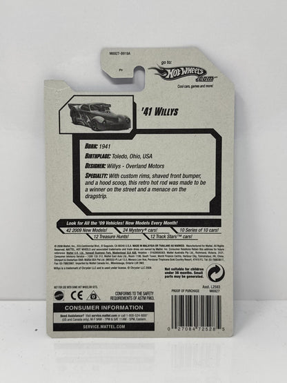 Hot Wheels 2008 All Stars 1941 Willys 1:64 Diecast Factory Sealed