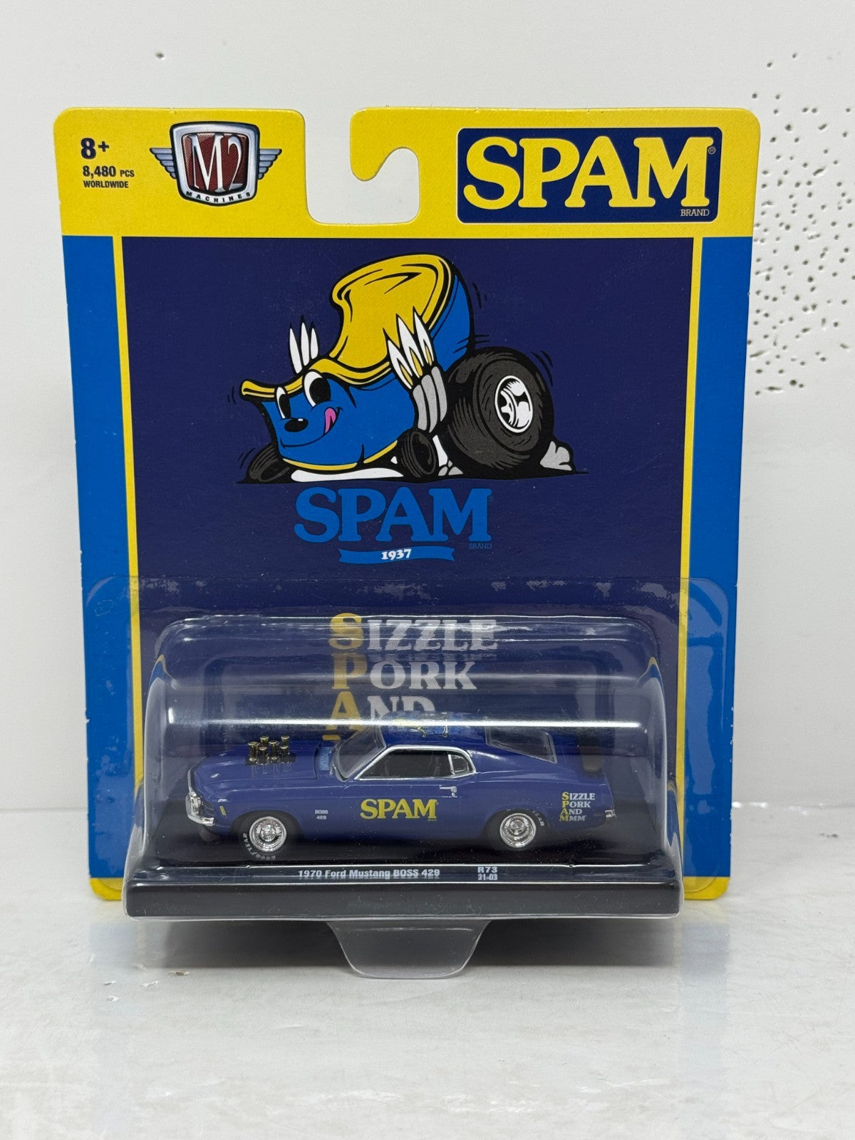 M2 Machines Spam 1970 Ford Mustang Boss 429 1:64 Diecast