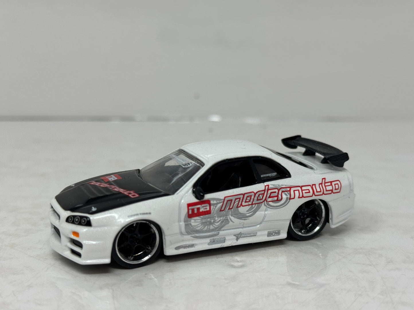 Jada Option D Nissan Skyline GT-R R34 White 1:64 Diecast Wave 10 2007