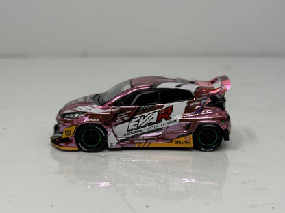 Pop Race x EVA RT Production Toyota GR Yaris PR64-220 1:64 Diecast