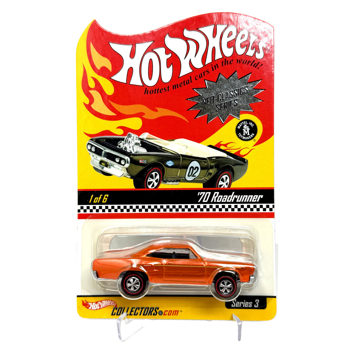 Hot Wheels Neo-Classics 1970 Plymouth Road Runner Series 3 1:64 Diecast