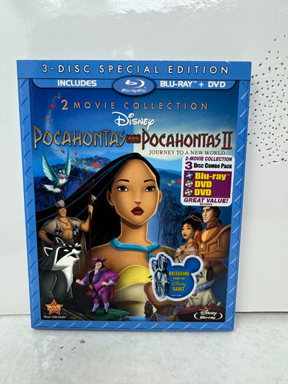 Pocahontas (Blu-ray) Disney Animated 2-Movie Collection Set