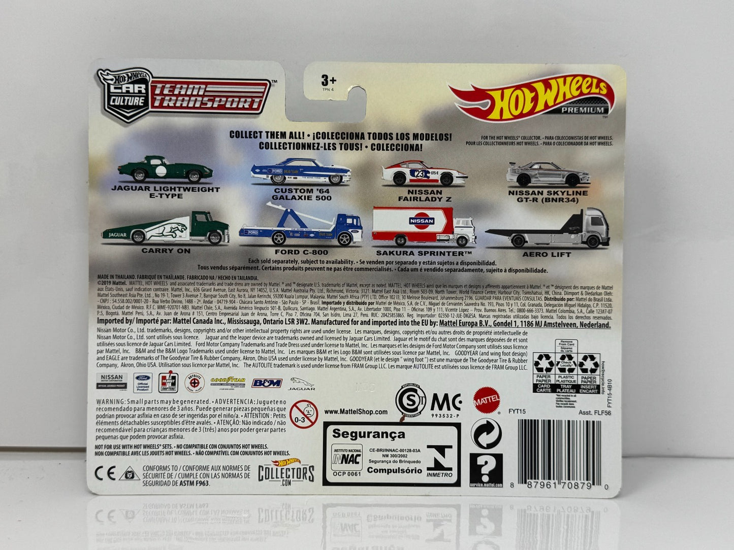 Hot Wheels Premium Team Transport #15 1964 Galaxie 500 Ford C-800 1:64 Diecast