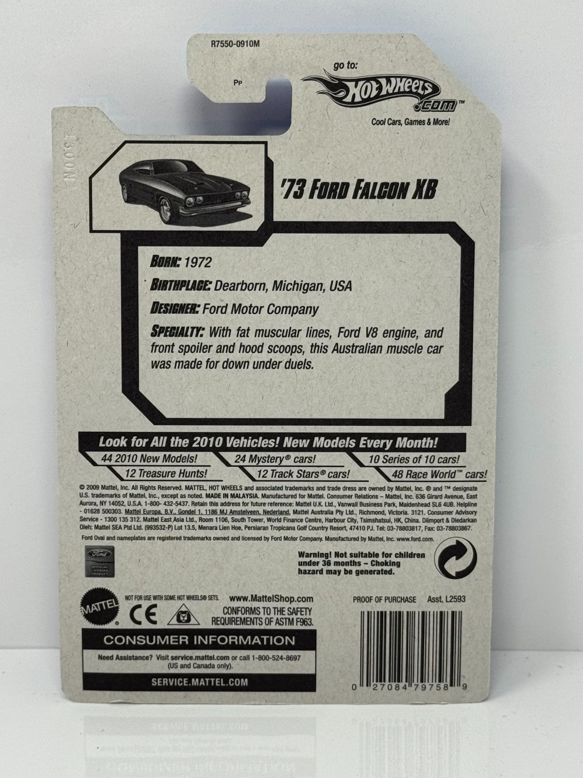 Hot Wheels New Models 1969 Ford Torino Talladega 1:64 Diecast Factory Sealed