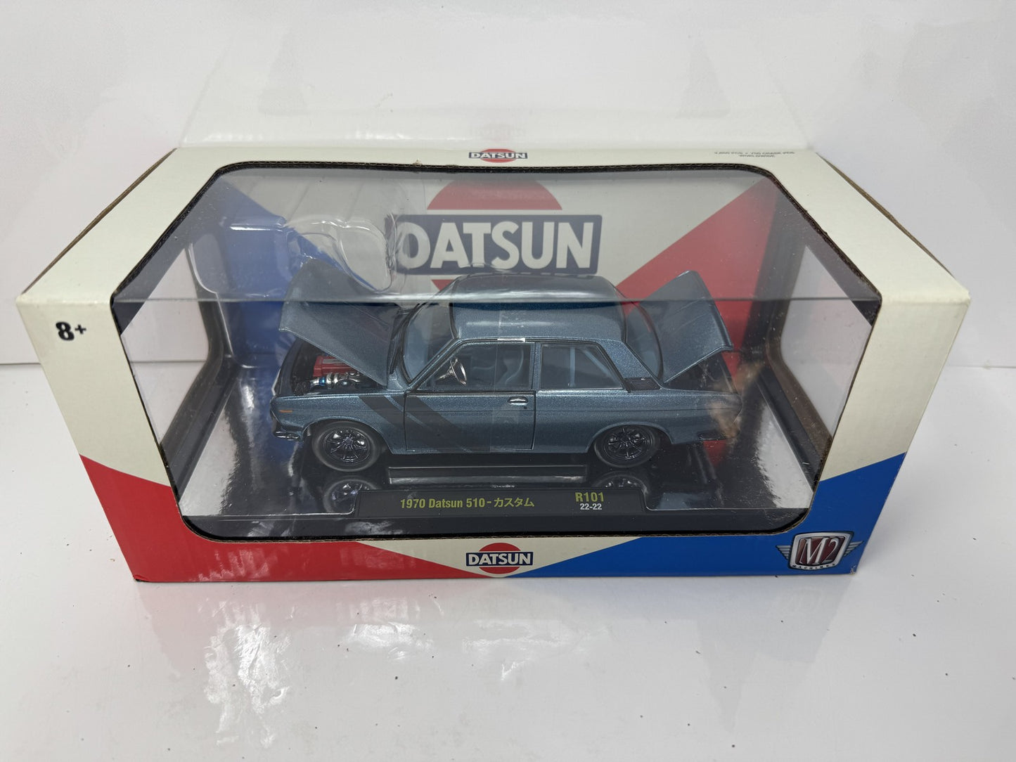 M2 Machines Datsun 1970 Datsun 510 Custom CHASE 1:24 Diecast