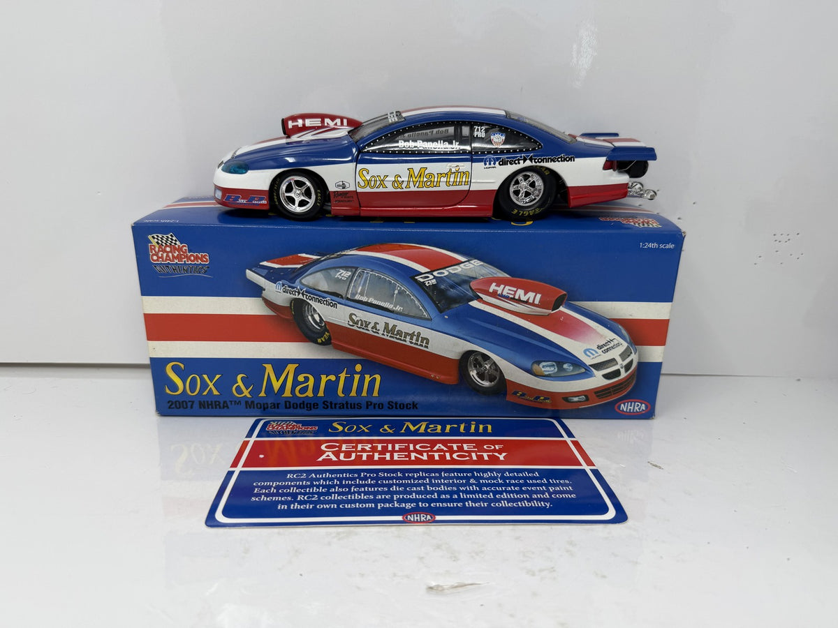Racing Champions NHRA Sox & Martin 2007 Dodge Stratus Pro Stock 1:24 Diecast