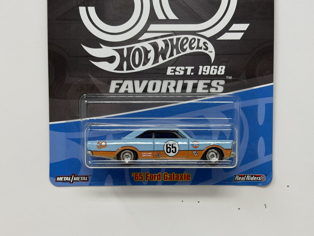 Hot Wheels 50th Favorites 1965 Ford Galaxie 1:64 Diecast Real Riders