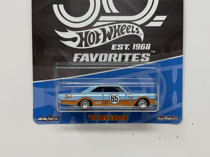Hot Wheels 50th Favorites 1965 Ford Galaxie 1:64 Diecast Real Riders