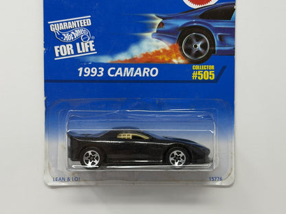 Hot Wheels 1993 Chevrolet Camaro Collector #505 1:64 Diecast Black