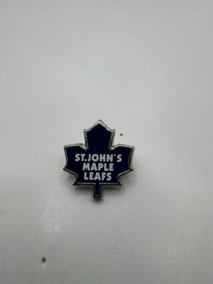 St. John's Maple Leafs Team Logo AHL Hockey Lapel Pin