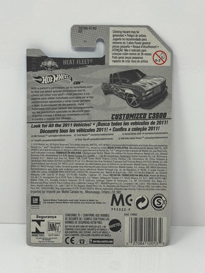 Hot Wheels Heat Fleet 1988 Customized Chevy C3500 1:64 Diecast