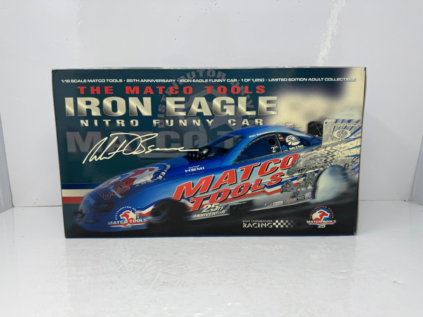 Milestone Whit Bazemore NHRA Matco Tools Iron Eagle Dodge Funny Car 1:16 Scale