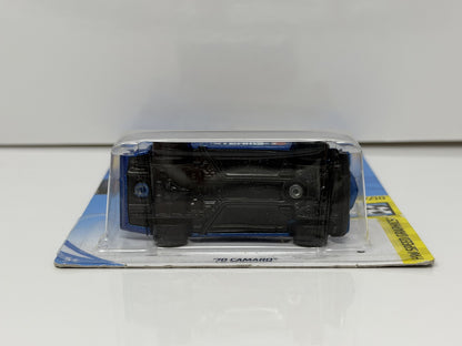 Hot Wheels HW Speed Graphics 1970 Chevrolet Camaro 1:64 Diecast Blue USA Card