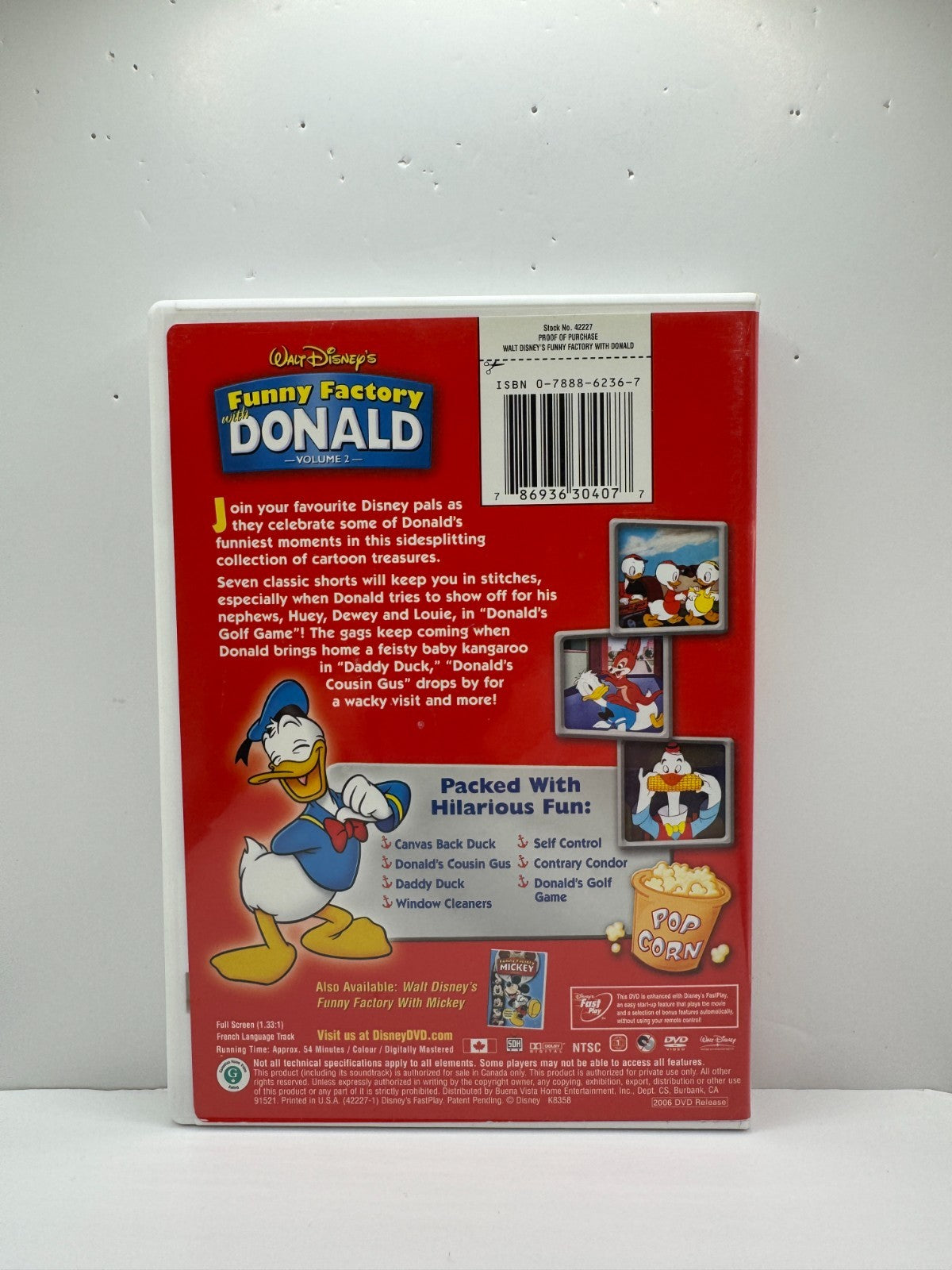Funny Factory With Donald (DVD) Donald Duck Kids Disney