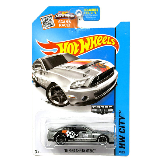 Hot Wheels ZAMAC HW City 2010 Ford Shelby GT500 1:64 Diecast