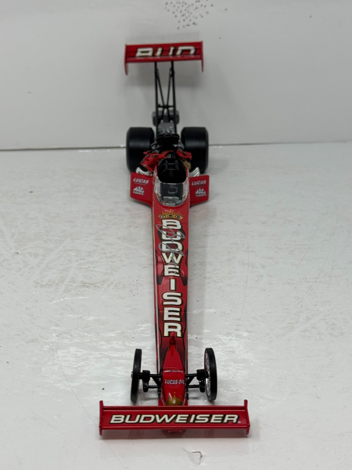 Action NHRA Brandon Bernstein Budweiser AUTO 2005 Top Fuel Dragster 1:24 Diecast