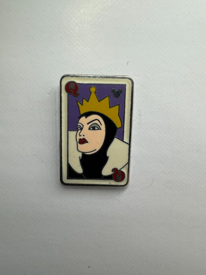 DLR Disney Evil Queen Deck of Cards Hidden Mickey Trading Pin DC1S12