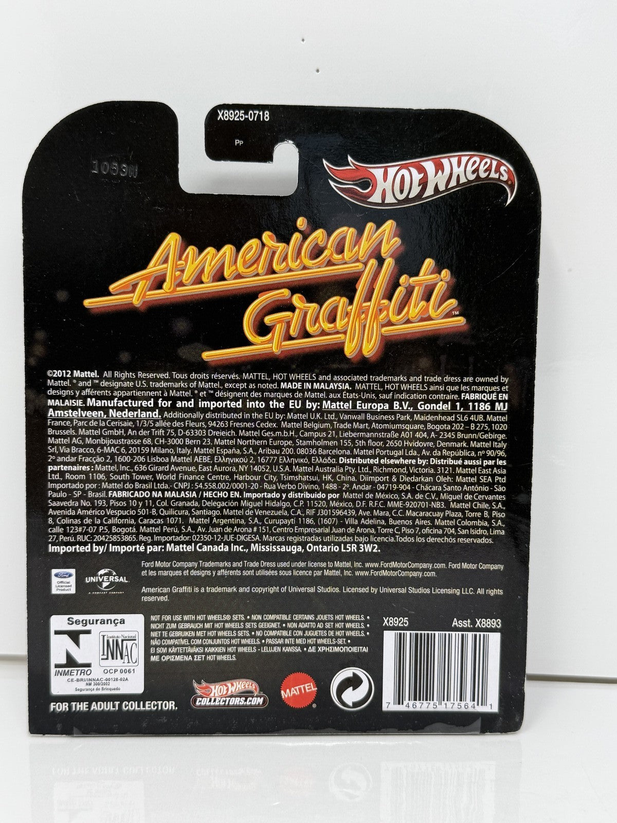 Hot Wheels Retro Entertainment American Graffiti 1958 Edsel 1:64 Diecast
