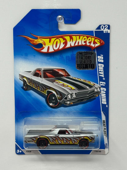 Hot Wheels Heat Fleet 1968 Chevy El Camino 1:64 Diecast Factory Sealed