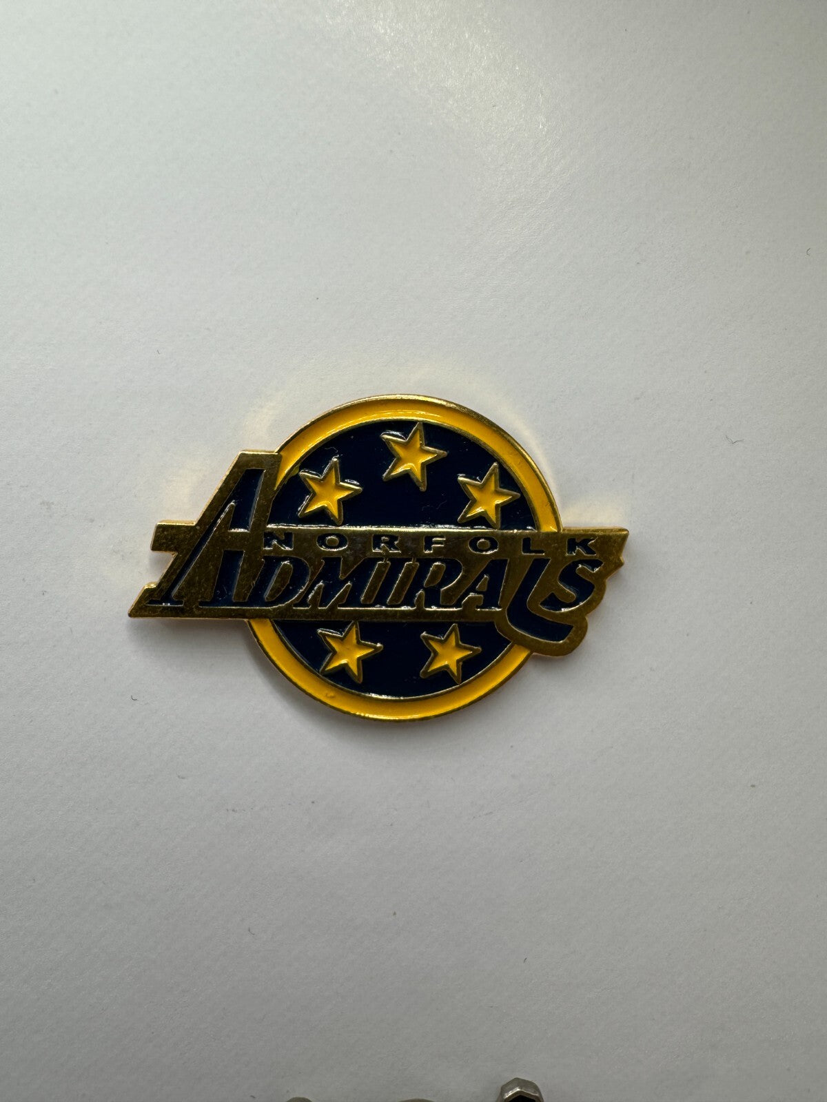 Norfolk Admirals AHL Hockey Team Logo Lapel Pin UDT1