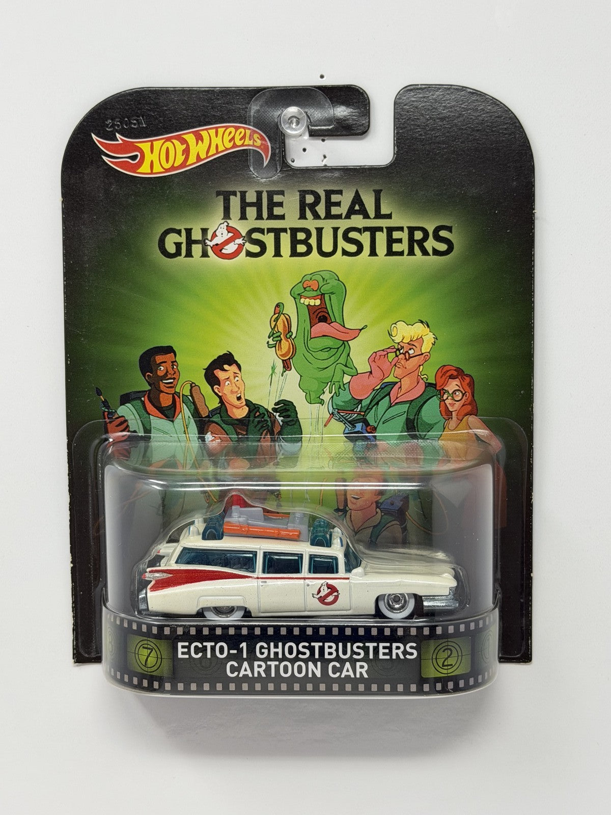 Hot Wheels Retro Entertainment Real Ghostbusters Ecto-1 Cartoon Car 1:64 Diecast