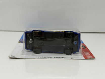 Hot Wheels Flames 1977 Pontiac Firebird 1:64 Diecast Blue