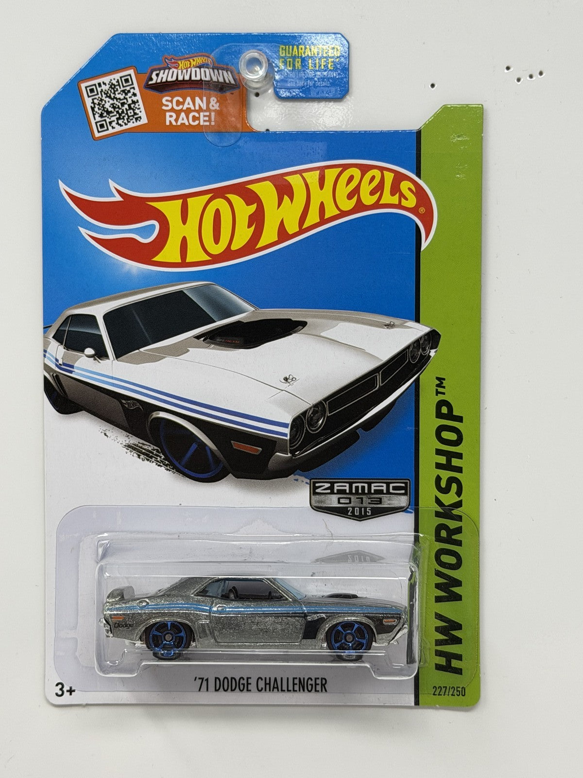 Hot Wheels ZAMAC HW Workshop 1971 Dodge Challenger 1:64 Diecast